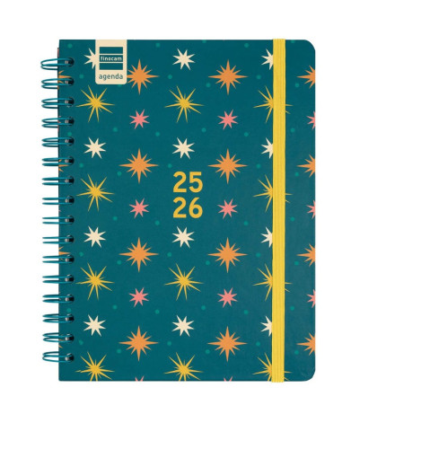 AGENDA ESCOLAR 2025-2026 CURSO COSMO 4ยบ 155X212 SEMANA VISTA HORIZONTAL STARS+ FINOCAM 537050126