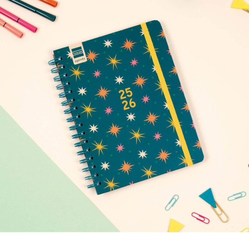 AGENDA ESCOLAR 2025-2026 CURSO COSMO 4ยบ 155X212 1DIA PAGINA STARS+ FINOCAM 537070126 - Imagen 3