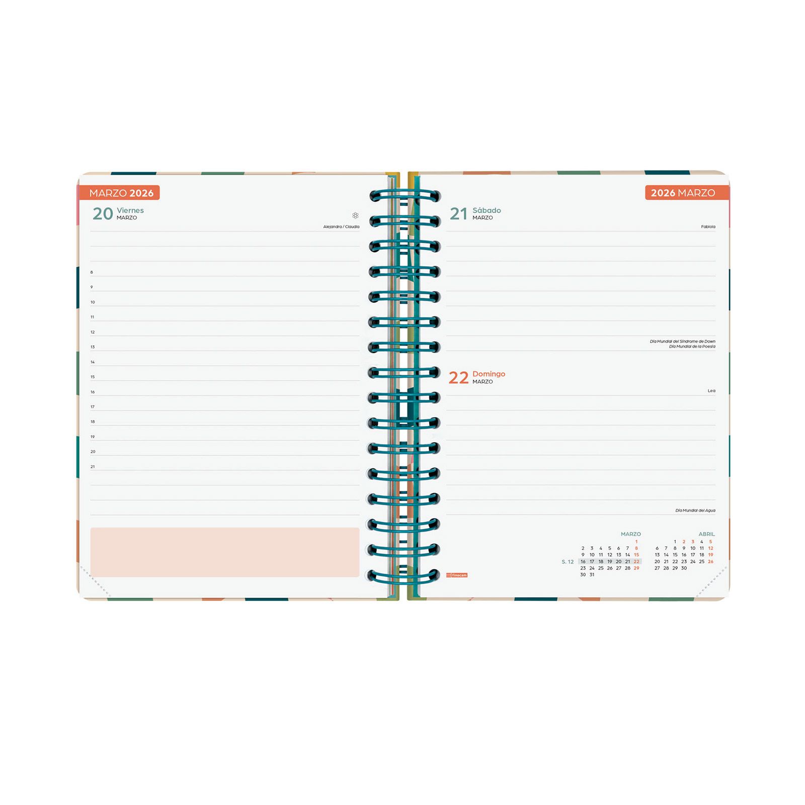 AGENDA ESCOLAR 2025-2026 CURSO COSMO 4ยบ 155X212 1DIA PAGINA KAI+ FINOCAM 537070226 - Imagen 3