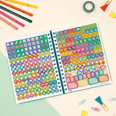 AGENDA ESCOLAR 2025-2026 CURSO COSMO 4ยบ 155X212 SEMANA VISTA HORIZONTAL AQUA+ FINOCAM 537050426 - Imagen 2