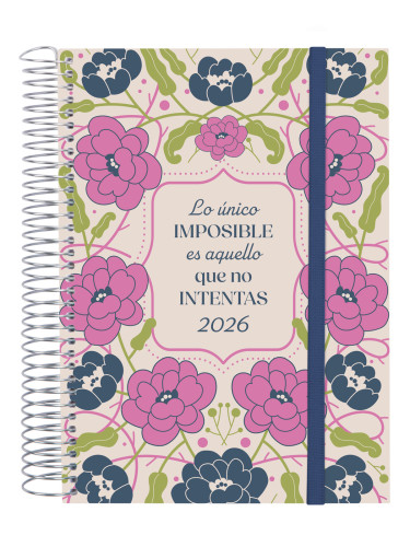 AGENDA 2026 TRENDY DESIGN E10 155X212MM DIA PAGINA IMPOSIBLE FINOCAM 742312526