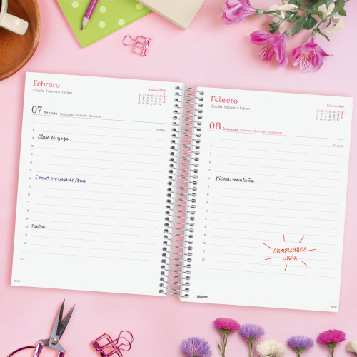 AGENDA 2026 TRENDY DESIGN E10 155X212MM DIA PAGINA IMPOSIBLE FINOCAM 742312526 - Imagen 3