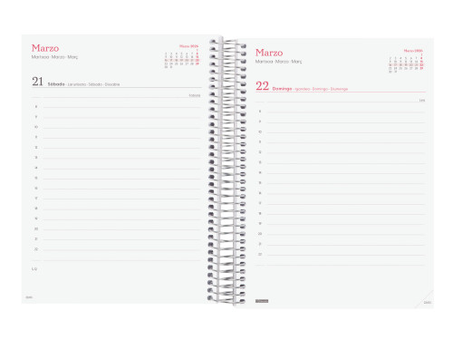 AGENDA 2026 TRENDY DESIGN E10 155X212MM DIA PAGINA IMPOSIBLE FINOCAM 742312526 - Imagen 4