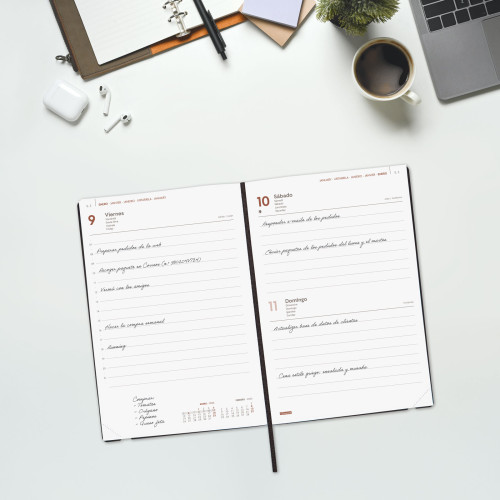 AGENDA 2026 DYNAMIC MARA Y10 140X204MM DIA PAGINA VERDE FINOCAM 621162026 - Imagen 3