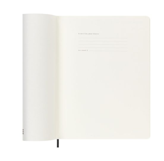 AGENDA 2026 TAPA BLANDA 12 MESES SEMANAL XL (19 X 25 CM) NEGRA MOLESKINE DSB12WN4Y26 - Imagen 2