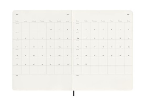 AGENDA 2026 TAPA BLANDA 12 MESES SEMANAL XL (19 X 25 CM) NEGRA MOLESKINE DSB12WN4Y26 - Imagen 4