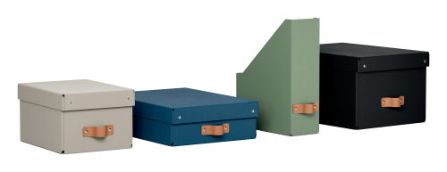 PACK 2 CAJAS DE ALMACENAMIENTO CARTÓN PEQUEÑA COLOR BEIGE LEITZ 61470012 - Imagen 7