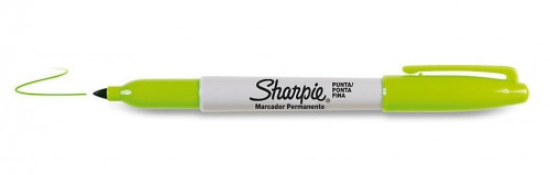 MARCADOR FINE VERDE LIMA SHARPIE 2025037
