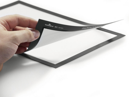 BLISTER 2 MARCO AUTOADHESIVO MAGNETICO DURAFRAME A4 NEGRO DURABLE 4872-01 - Imagen 7