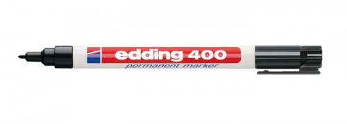 MARCADOR PERMANENTE BOLSILLO PUNTA REDONDA NEGRO EDDING 400-01