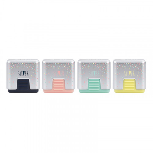 EXPOSITOR 30 GOMAS DE MIGA DE PAN CON FUNDA PROTECTORA SILVER MILAN CMMS430SL - Imagen 4