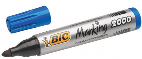 MARCADOR PERMANENTE 2000 PUNTA REDONDA TRAZO 1,7MM AZUL BIC 8209143