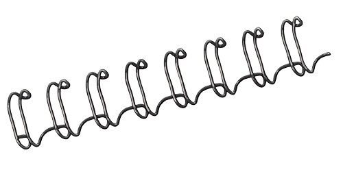 PACK 100 WIRES 8 MM. NEGRO FELLOWES 53261